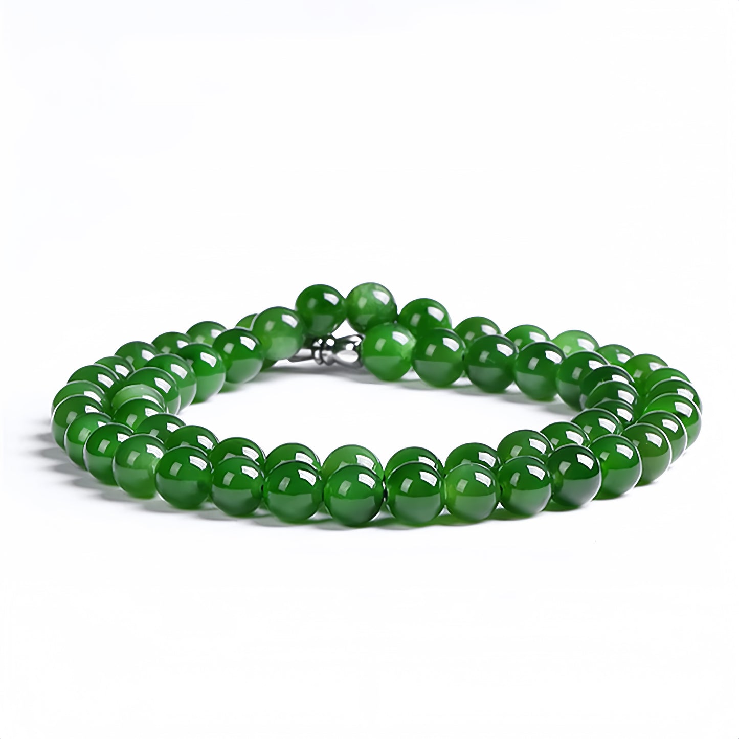 Green Jade Bracelet(10mm)
