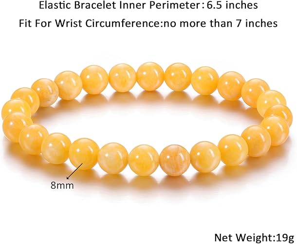 Nature Yellow Jade Bracelets