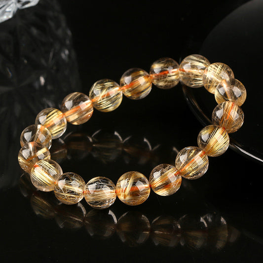 Golden Rutile Quartz Bracelet