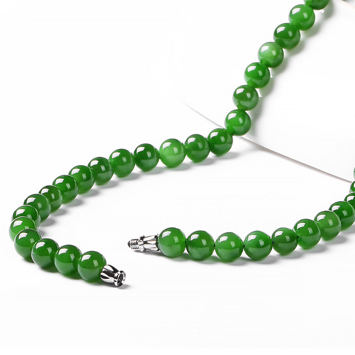Green Jade Bracelet(10mm)