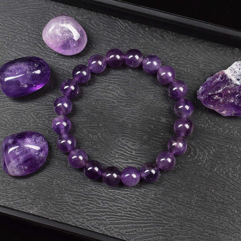 Natural Amethyst Bracelets