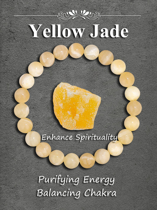 Nature Yellow Jade Bracelets