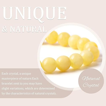 Nature Yellow Jade Bracelets