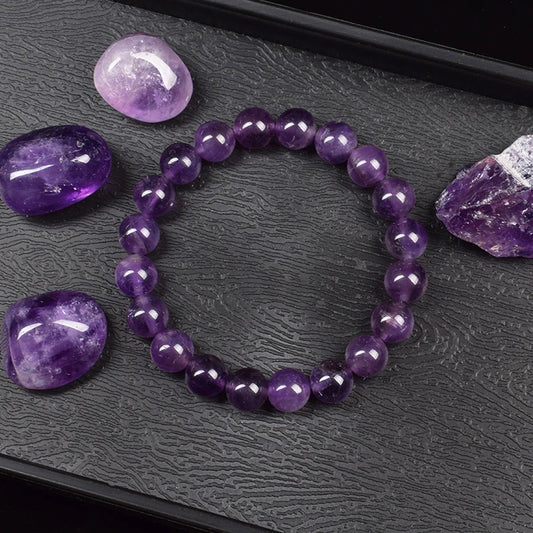 Natural Amethyst Bracelets